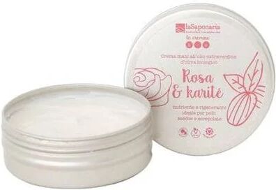 la saponaria cura mani e unghie crema mani rosa karite