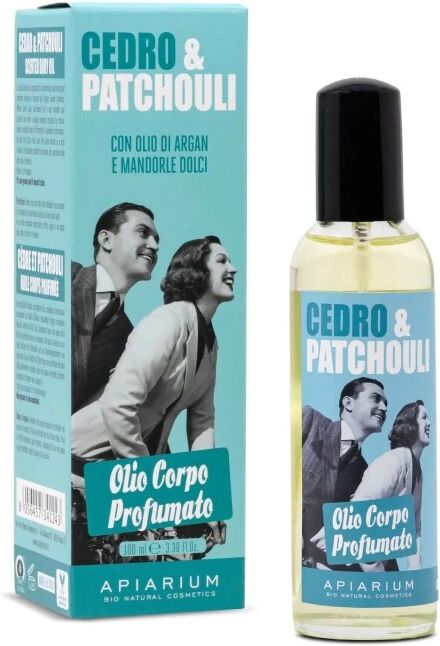 apiarium oli e burri olio corpo bio cedro e patchouli