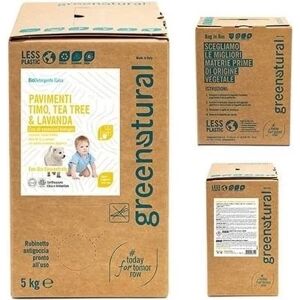 greenatural Pavimenti Detergente Pavimenti al Tea Tree 5 kg