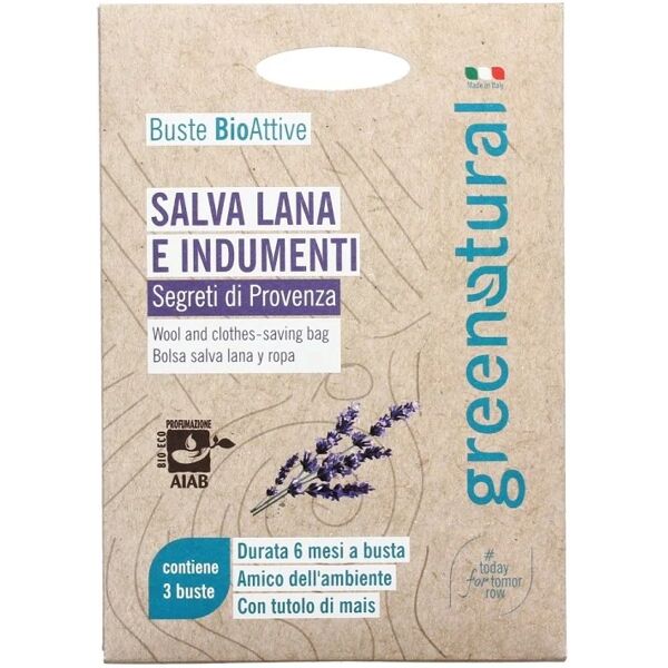 greenatural profumatori per ambiente salva lana e indumenti segreti di provenza 3 buste