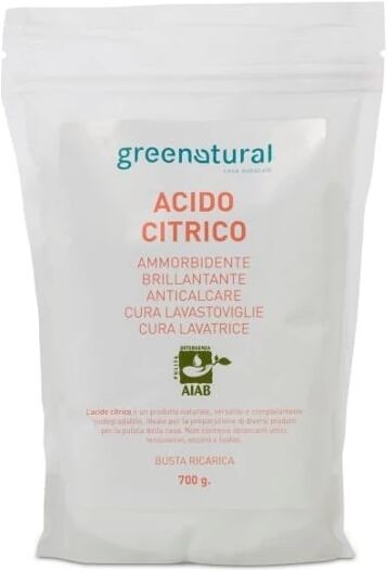 greenatural anticalcare acido citrico naturale in polvere