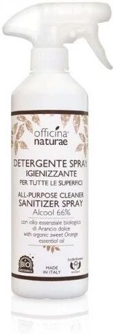 officina naturae Sgrassatori Detergente Spray Igienizzante per tutte le superfici