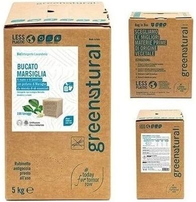 greenatural Bucato Detergente Liquido Ecobio per Bucato