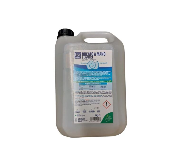 tea natura Detersivo liquido Detergente Bucato a Mano Lavatrice 5 LT