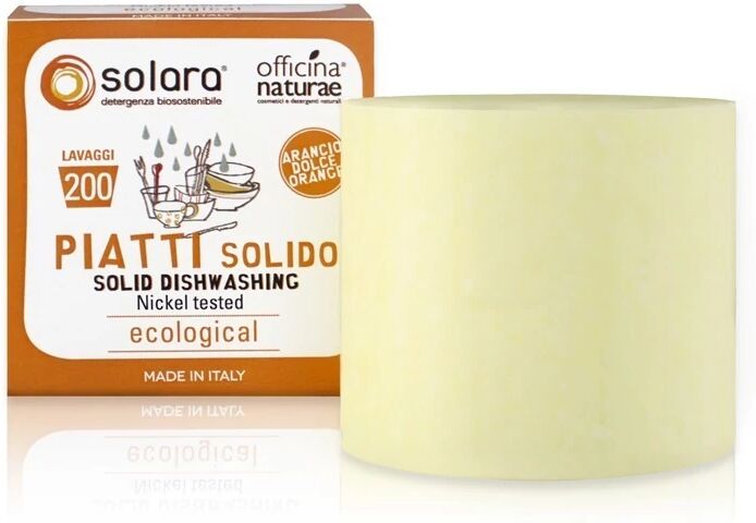 officina naturae Piatti Sapone Solido per i Piatti Arancio Dolce