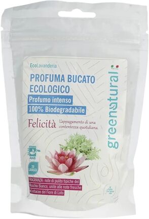 greenatural Profumatori Profuma Bucato Muschio Bianco e Fiore di Loto Felicità