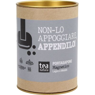 tea natura Portasapone Magnetico in Legno e Metallo tea natura Portasapone Magnetico in Legno e Metallo