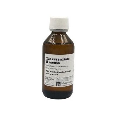 la saponaria Olio essenziale di Menta Piperita Rinfrescante e Calmante 100 ml la saponaria Olio essenziale di Menta Piperita Rinfrescante e Calmante 100 ml