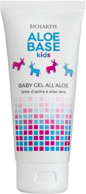 bioearth Creme bimbi Aloebase Kids Gel all'Aloe Vera Rinfrescante ed Emolliente