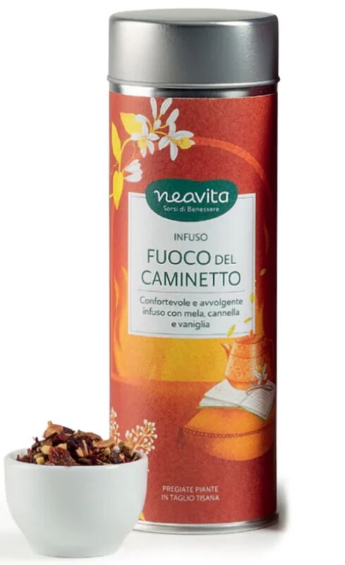 neavita te e tisane infuso alla frutta fuoco del caminetto