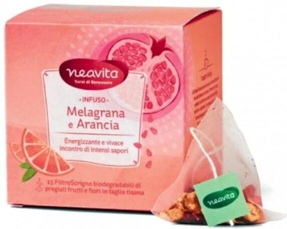 neavita Te e tisane FiltroScrigno Melagrana e Arancia