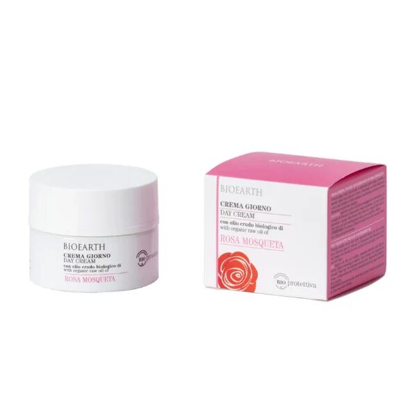 bioearth creme viso crema giorno rosa mosqueta bioprotettiva