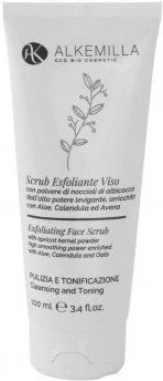 alkemilla scrub viso scrub viso esfoliante con semi di albicocca ed olio d'argan