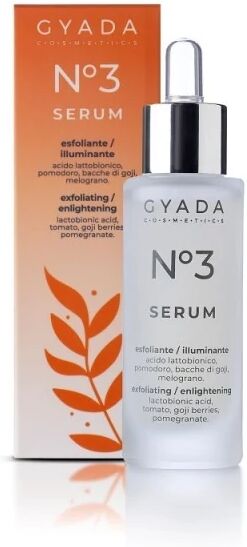 gyada cosmetics sieri viso siero viso 3 esfoliante ed illuminante