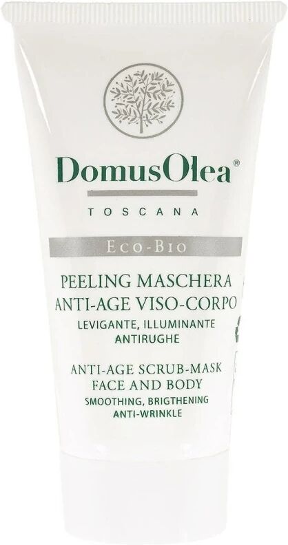 domus olea toscana scrub viso maschera peeling anti-age ecobio viso e corpo