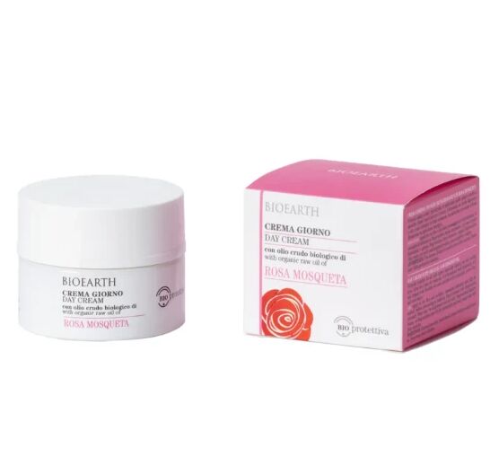 bioearth creme viso crema giorno rosa mosqueta bioprotettiva