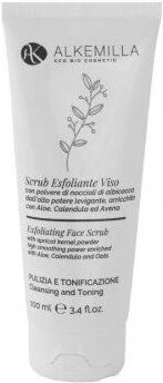 Alkemilla Scrub Viso Scrub Viso Esfoliante con Semi di Albicocca ed Olio d'Argan