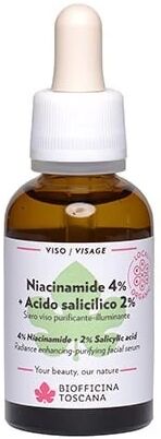 biofficina toscana Anti-Imperfezioni Siero Viso Purificante ed Illuminante Niacinamide 4% + Acido Salicilico 2%