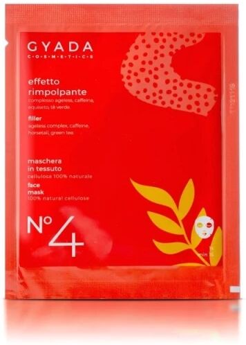 gyada cosmetics Maschere Viso Maschera Rimpolpante in Tessuto con Caffeina N.4