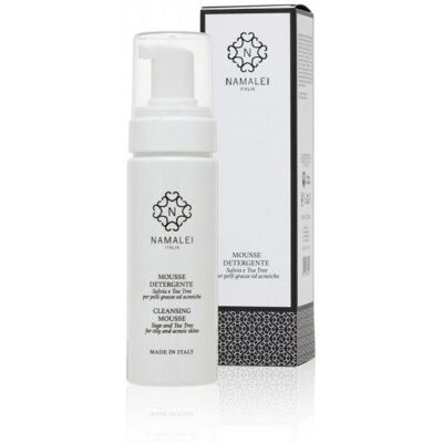 namalei Mousse Detergente Purificante Astringente con Salvia e Tea Tree namalei Mousse Detergente Purificante Astringente con Salvia e Tea Tree