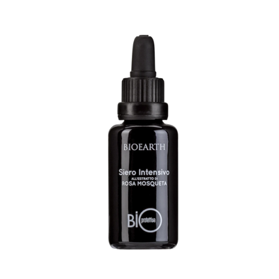 Siero Intensivo Rosa Mosqueta Bioearth 30ml - Cura viso e collo Siero Intensivo Rosa Mosqueta Bioearth 30ml - Cura viso e collo