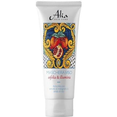 Maschera Viso Esfoliante e Illuminante con Melograno - Alia Skin Care Maschera Viso Esfoliante e Illuminante con Melograno - Alia Skin Care