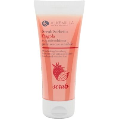 Alkemilla Scrub sorbetto alla fragola – Esfoliante viso per pelli sensibili Alkemilla Scrub sorbetto alla fragola – Esfoliante viso per pelli sensibili