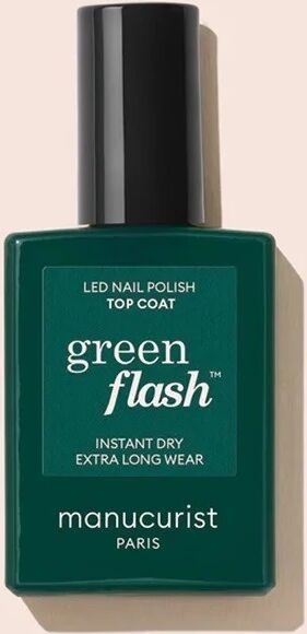 manucurist smalti semipermanenti top coat green flash