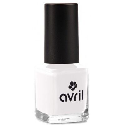 Smalto Bianco Avril - Durata Lunga, Vegano, 7ml Smalto Bianco Avril - Durata Lunga, Vegano, 7ml