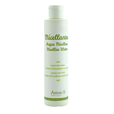 antos cosmetici Micellantos Acqua Micellare Struccante e Detergente Delicata con Fiordaliso antos cosmetici Micellantos Acqua Micellare Struccante e Detergente Delicata con Fiordaliso