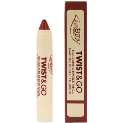 purobio Twist & Go Matitone Rossetto Nutriente 506 Dark Mauve purobio Twist & Go Matitone Rossetto Nutriente 506 Dark Mauve