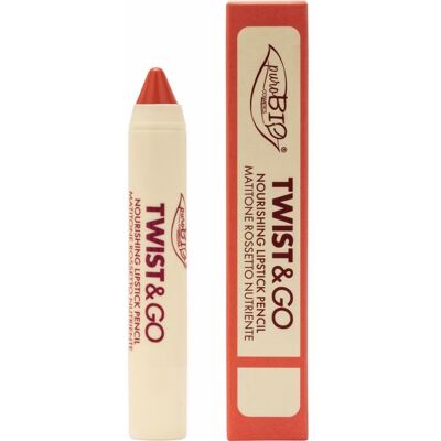 purobio Twist & Go Matitone Rossetto Nutriente 502 Peach Nude purobio Twist & Go Matitone Rossetto Nutriente 502 Peach Nude