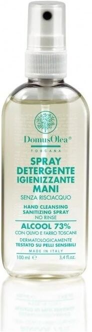 domus olea toscana Igienizzanti Mani Spray Detergente Lenitivo, Emolliente ed Igienizzante Mani