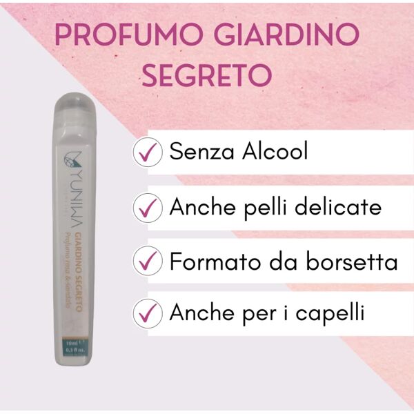 yuniwa cosmetics profumi profumo naturale giardino segreto