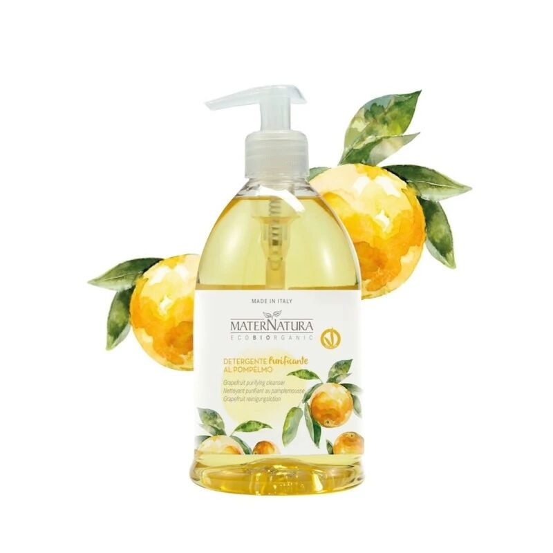 maternatura Saponi Sapone Liquido Purificante ai Semi di Pompelmo