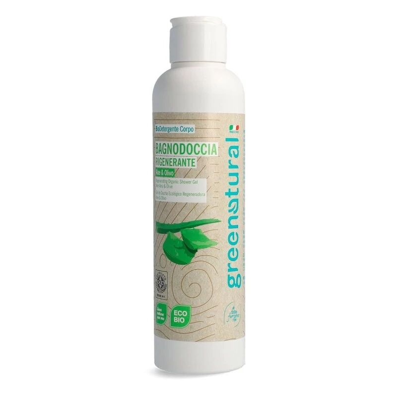 greenatural Bagnoschiuma Bio Bagnodoccia Delicato Aloe e Olivo