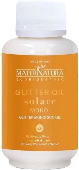 maternatura Protezioni solari per capelli Olio Glitter Solare per Capelli al Monoi