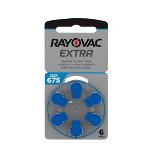 RAYOVAC Blister Pile per Apparecchi Acustici  Extra PR44 675 Blu