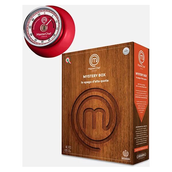 smartbox delizie a domicilio: 1 masterchef mystery box a scelta tra 5 proposte e 2 calici tognana