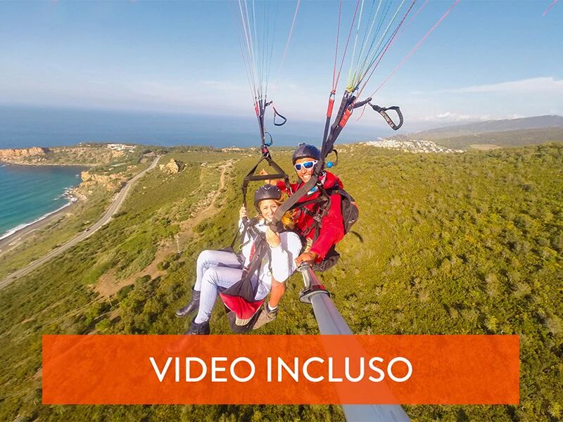 smartbox volo di 20min in parapendio tandem con video e foto ricordo in sicilia