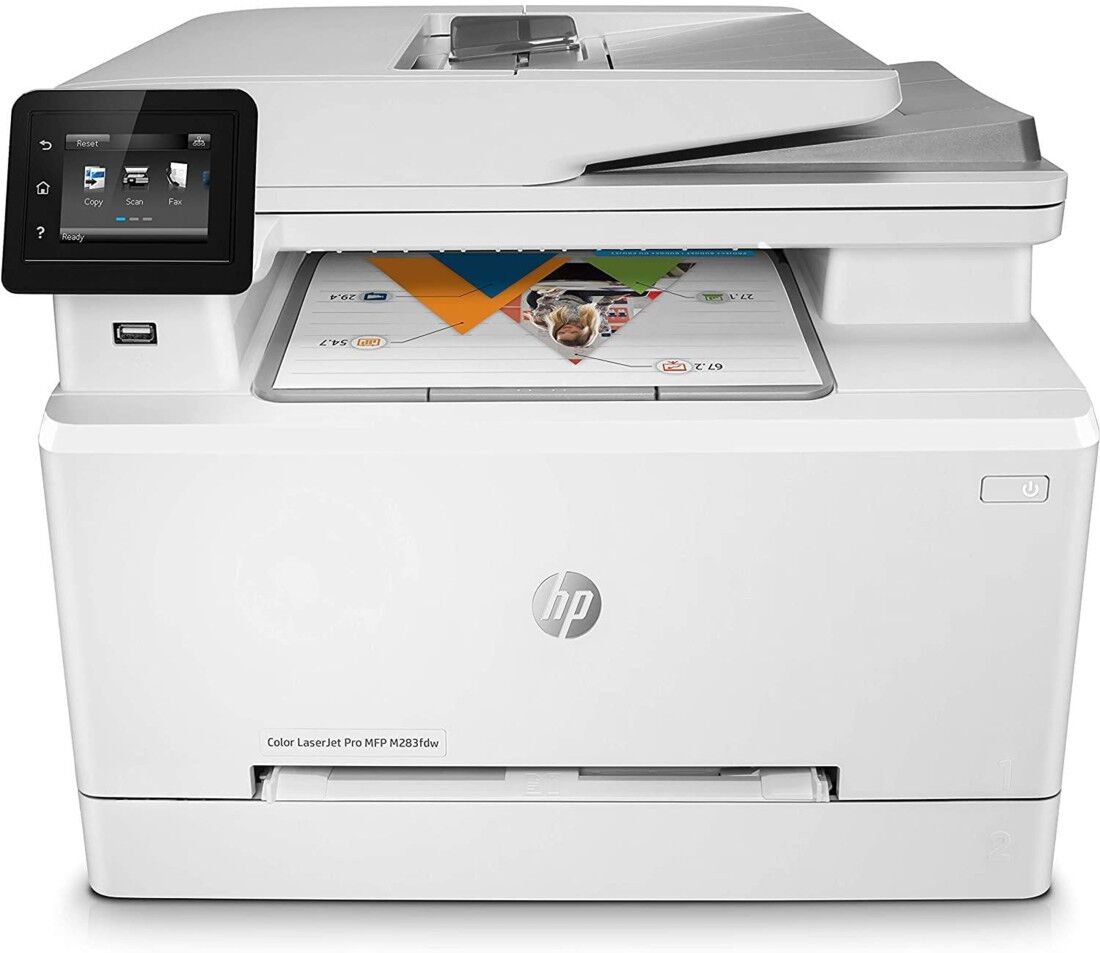 stampante hp laserjet pro m283fdw multifunzione a colori 7kw75a