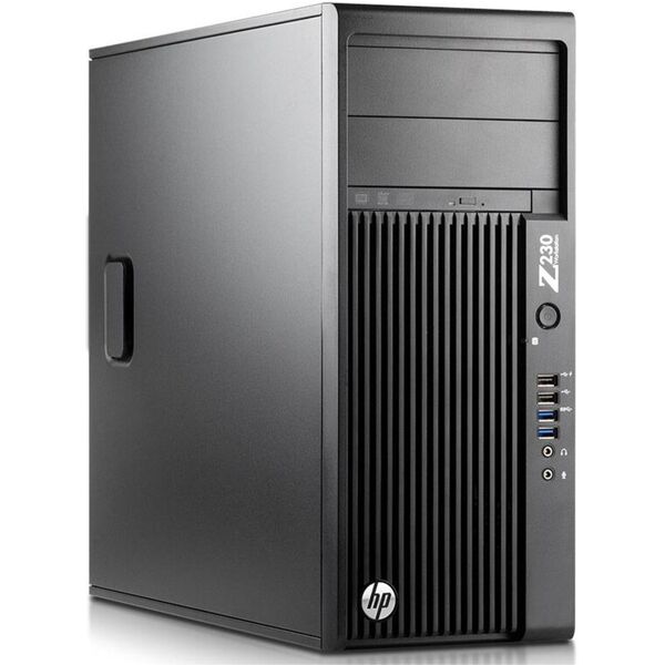 pc computer ricondizionato hp workstation z230 tower intel i7-4770 ram 32gb ssd 1tb freedos