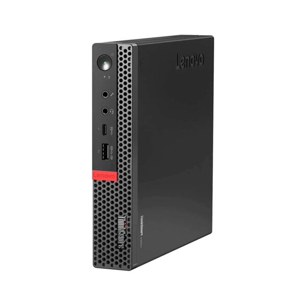 lenovo thinkcentre m720q tiny pc computer intel i7-8700t ram 8gb ssd 256gb freedos (ricondizionato)