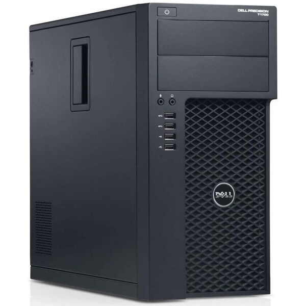 dell precision t1700 tower computer intel i7-4770 ram 8gb ssd 240gb nvidia gt 730 2gb gddr5 (ricondizionato grado a)