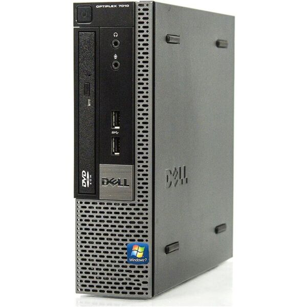 dell optiplex 7010 usff pc computer intel i5-3470s ram 8gb ssd 240gb dvd-rom (ricondizionato grado a)