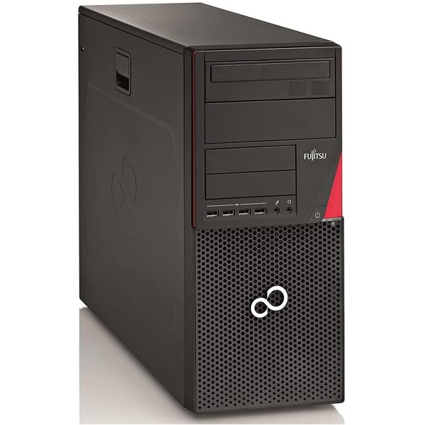 pc computer ricondizionato fujitsu esprimo p756 tower intel core i7-6700t ram 8gb ssd 240gb usb 3.0 freedos