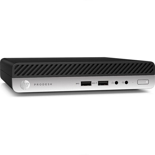 hp prodesk 400 g4 mini computer intel i5-8400t ram 16gb ssd 512gb (ricondizionato grado a)