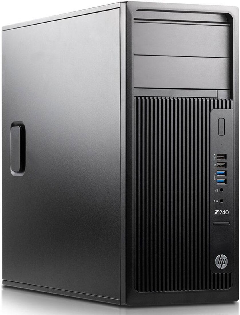 pc computer ricondizionato hp workstation z240 tower intel i7-6700 ram 16gb ssd 480gb nvidia quadro k4200 freedos