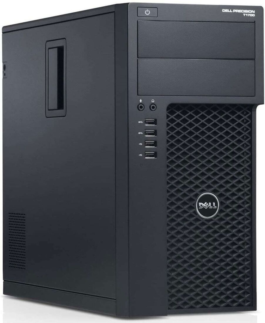 dell precision t1700 tower computer intel i7-4770 ram 8gb ssd 240gb nvidia gt 730 2gb gddr5 (ricondizionato grado a)