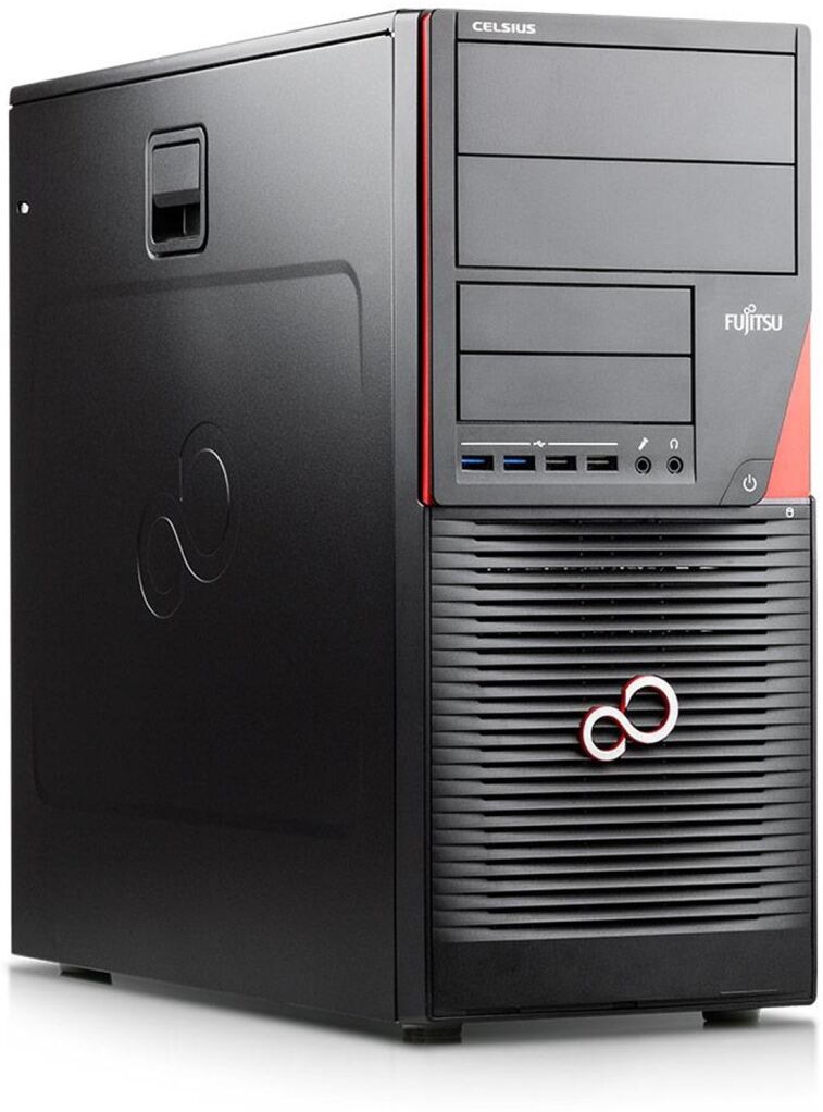 Fujitsu Celsius W550 PC Computer Tower Workstation Intel Core i7-6700 Ram 16GB SSD 512GB Freedos (Ricondizionato Grado A)